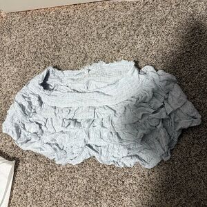 American Eagle Outfitters Sky Blue Lace Skirt